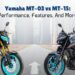Yamaha MT-03 vs MT-15