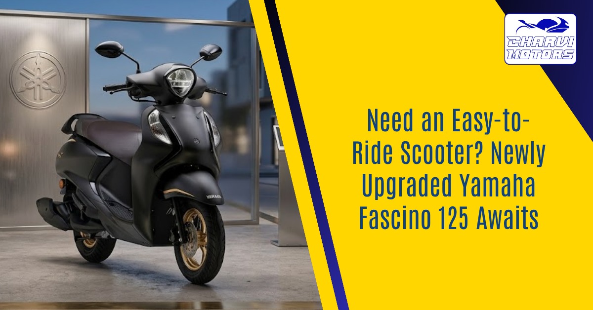 Need an Easy-to-Ride Scooter Newly Upgraded Yamaha Fascino 125 Awaits
